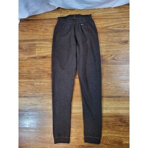 Polarmax Merino Wool-Blend Legging Baselayer Womans Small Brown